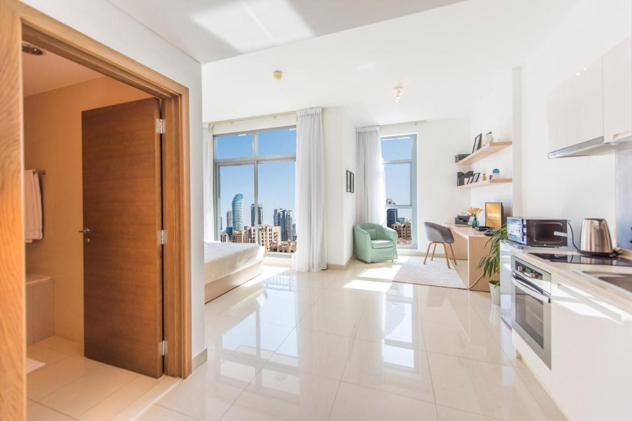 Bnbmehomes - Elegant & Stylish Studio In Downtown - 502 Dubai Bagian luar foto